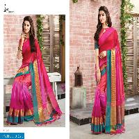 meghdoot Tassels Wholesale Cotton Silk Ethnic Saree